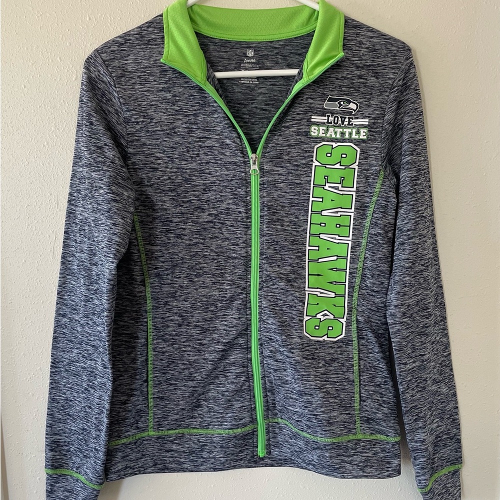 NFL Teen Apparel Sz Medium 7/9 Seattle Seahawks lightweight Jacket